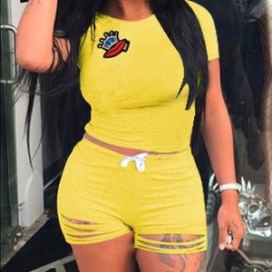 Two piece shorts set